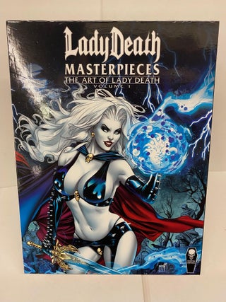 Item #88319 Lady Death Masterpieces: The Art of Lady Death. Brian Pulido