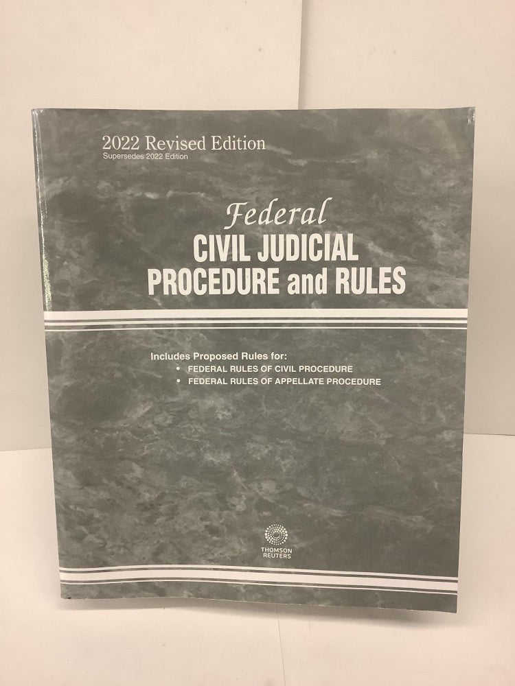Item #89201 Federal Civil Judicial Procedure and Rules