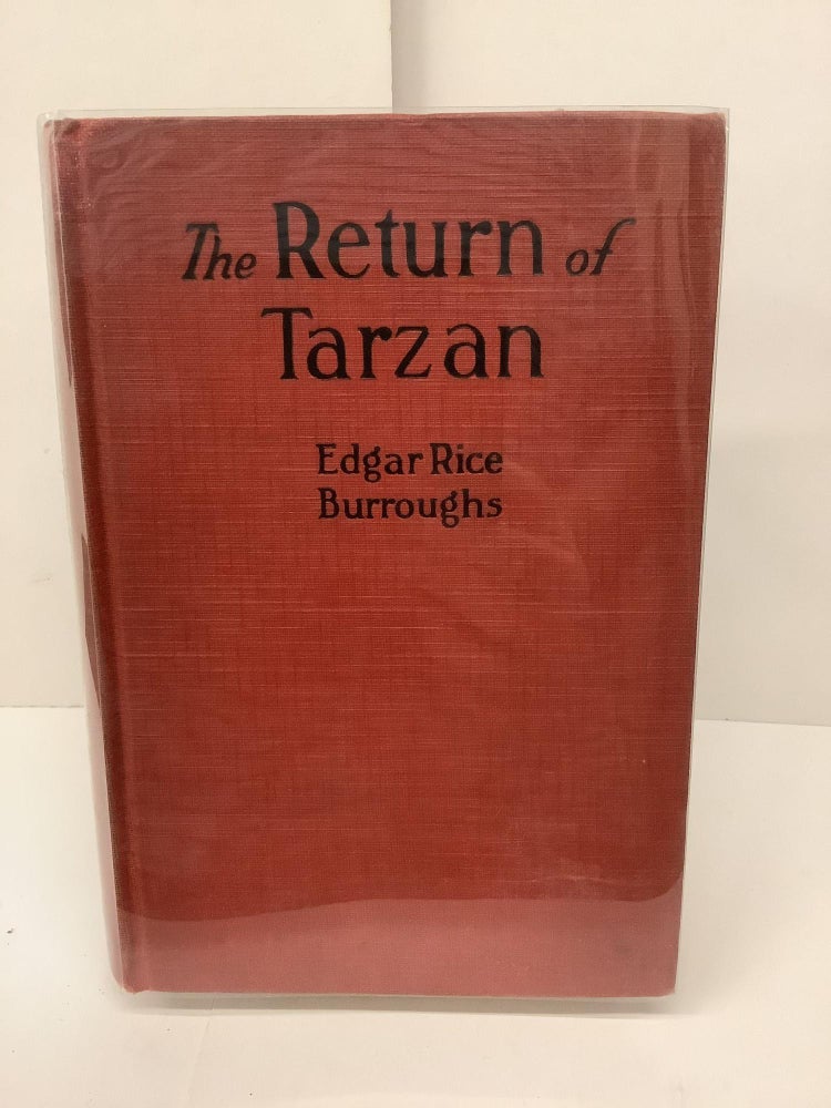 Item #89370 The Return of Tarzan. Edgar Rice Burroughs.