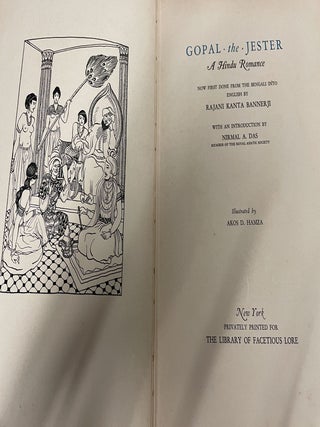 Gopal the Jester: A Hindu Romance