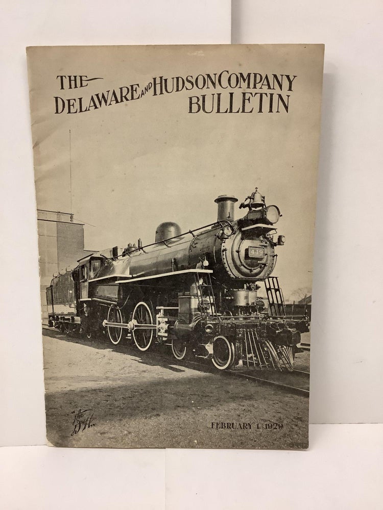 Item #90042 The Delaware and Hudson Company Bulletin, Vol 9 No 3, February 1 1929, Railroad News magazine