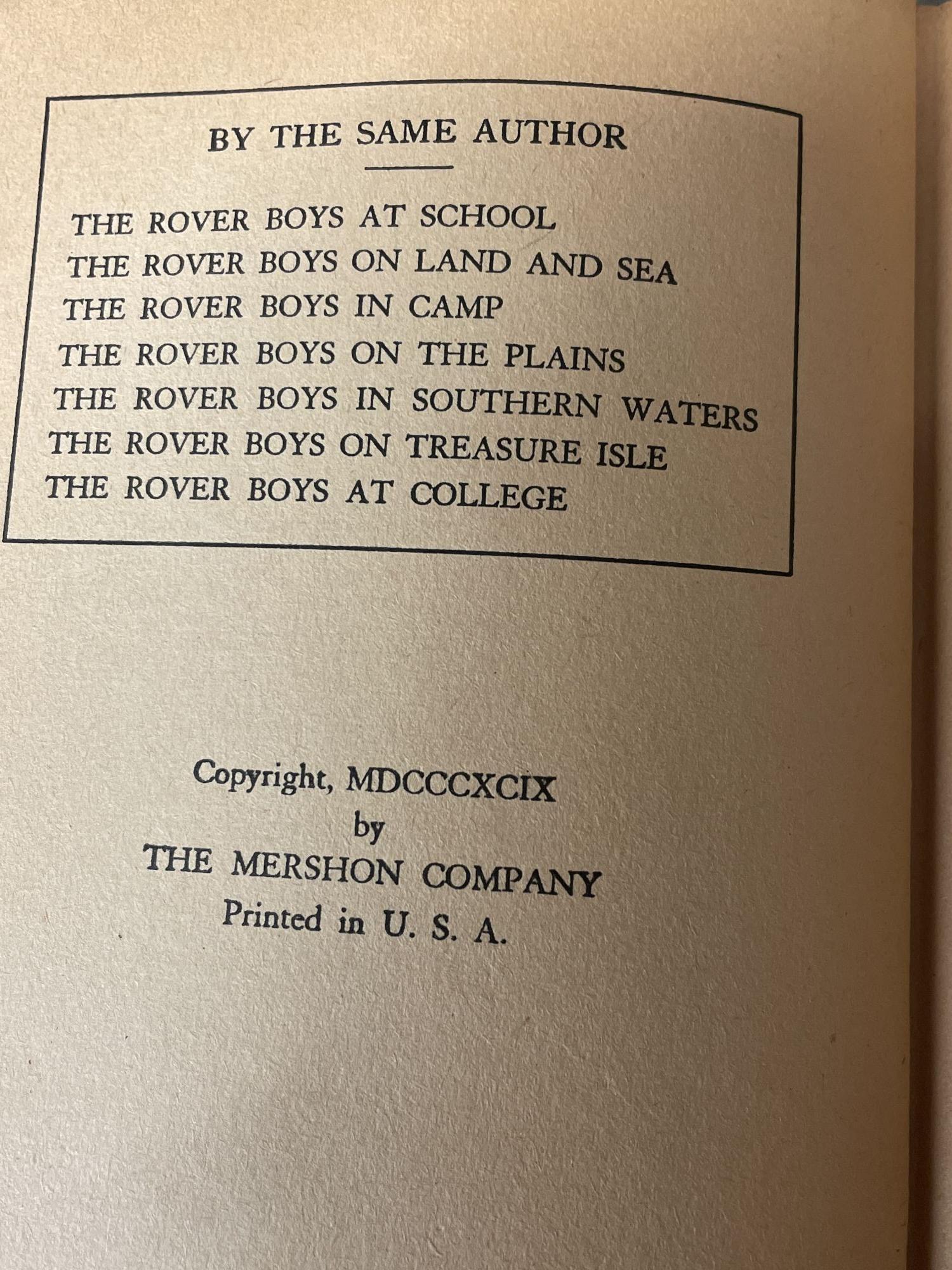 The Rover Boys on the Ocean | Arthur M. Winfield | Reprint