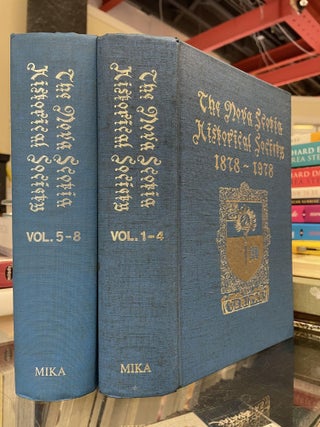 Item #90587 The Nova Scotia Historical Society, 1878-1978 (Complete 2 Vol. Set). Nova Scotia...