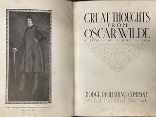 Great Thoughts From Oscar Wilde
