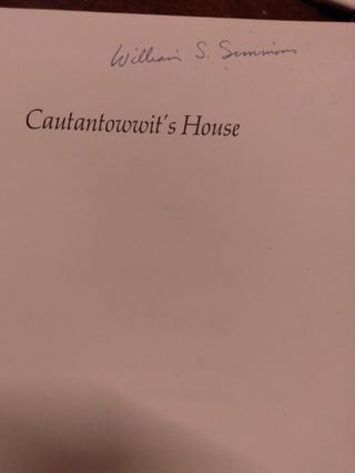 Cautantowwit's House: An Indian Burial Ground on the Island of Conanicut in Narragansett Bay