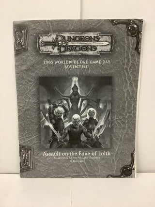 Item #91100 Assault on the Fane of Lolth, Dungeons & Dragons 2005 Worldwide D&D Game Day...