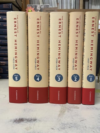 Item #91275 The Cambridge Edition of the Letters of Ernest Hemingway, Five Volume Set. Ernest...