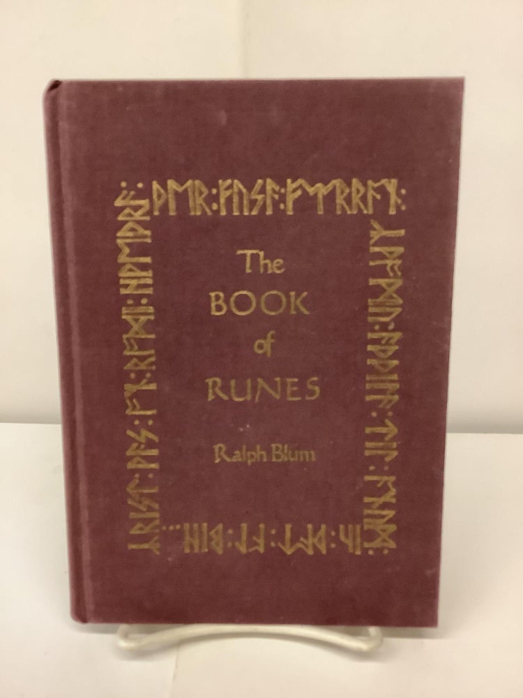 Item #91834 The Book of Runes. Ralph Blum.