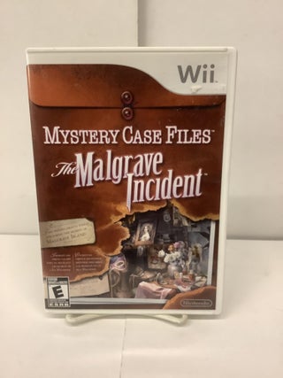Item #92418 The Malgrave Incident, Mystery Case Files for Nintendo Wii