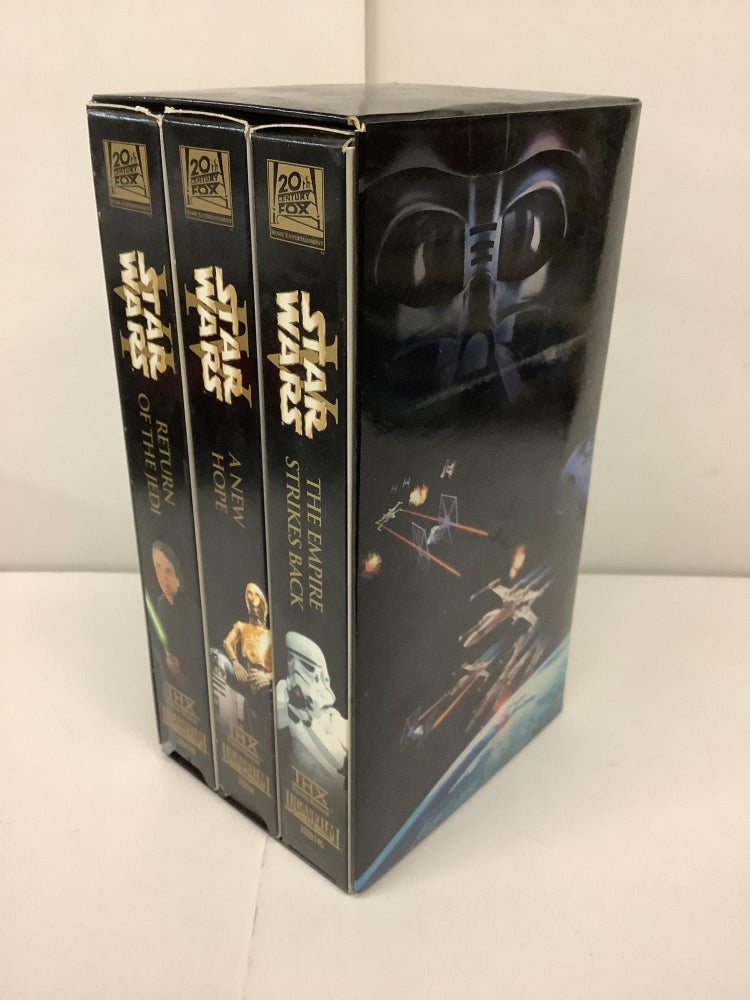 Item #92704 Star Wars, The Original Trilogy, Episodes IV, V, VI VHS. George Lucas.