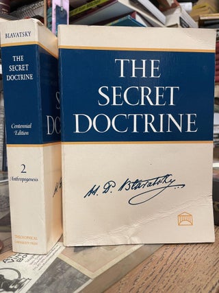 Item #92715 The Secret Doctrine, Two Volume Set. M. D. Blavatsky
