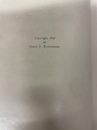 A Compilation of the Messages and Papers of the Presidents (Volume VI)
