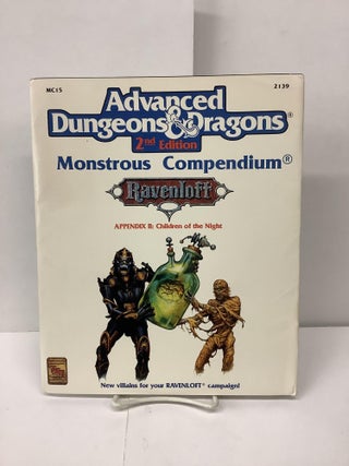 Item #93322 Monstrous Compendium, Appendix II: Children of the Night (AD&D 2nd Edition,...