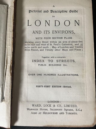 A Pictorial and Descriptive Guide to London and its Environs