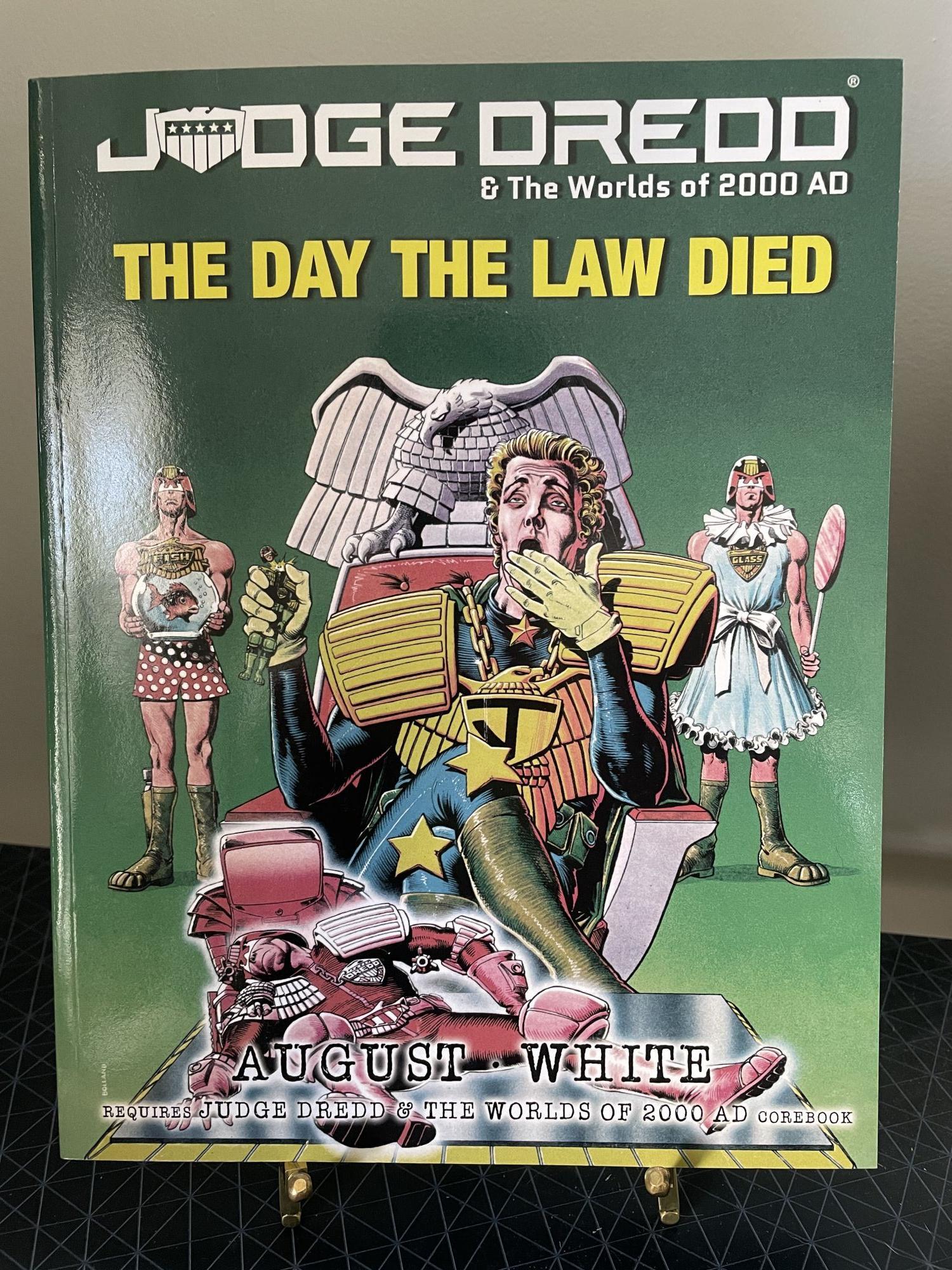 Richard Aug Judge Dredd & the Worlds of 2000 A.D.: The Day the Law Died | Richard ...