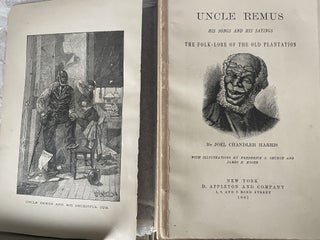 Item #94133 Uncle Remus: His Songs and Saying, The Folk-Lore of the Old Plantation. Joel Chandler...