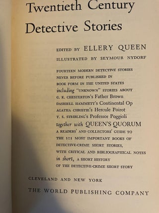 20th Century Detective Stories (The Living Library)