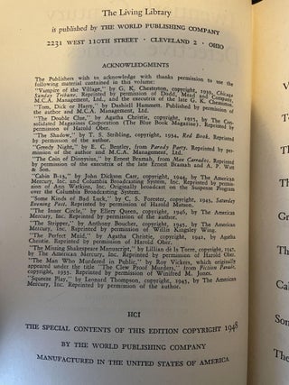 20th Century Detective Stories (The Living Library)