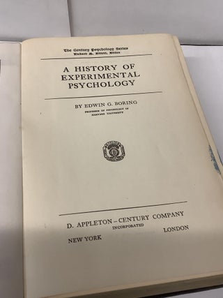 A History of Experimental Psychology