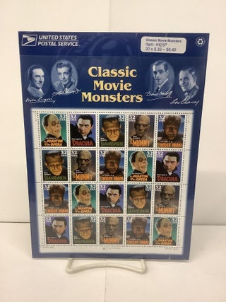 Item #95417 Classic Movie Monsters, Postage Stamps, US Postal Service