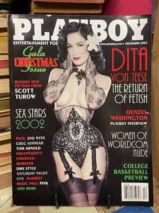 Item #95576 Playboy Magazine December 2002 (Gala Christmas Issue- Dita Von Teese