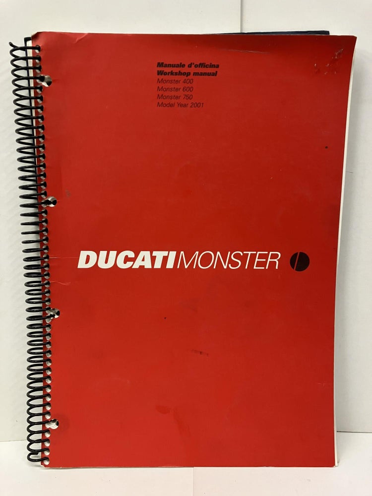 Item #95593 Ducati Monster, Workshop Manual, Monster 400, 600, 750, Model Year 2001