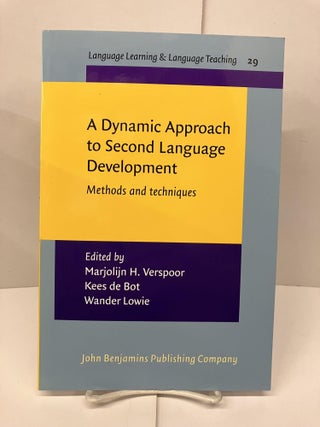 Item #95898 A Dynamic Approach to Second Language Development. Marjolijn Verspoor