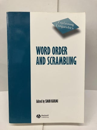 Item #95902 Word Order and Scrambling. Simin Karimi