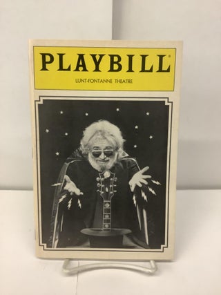 Item #96474 Jerry Garcia, Acoustic and Electric; Lunt-Fontanne Theatre, Playbill, October 1987,...