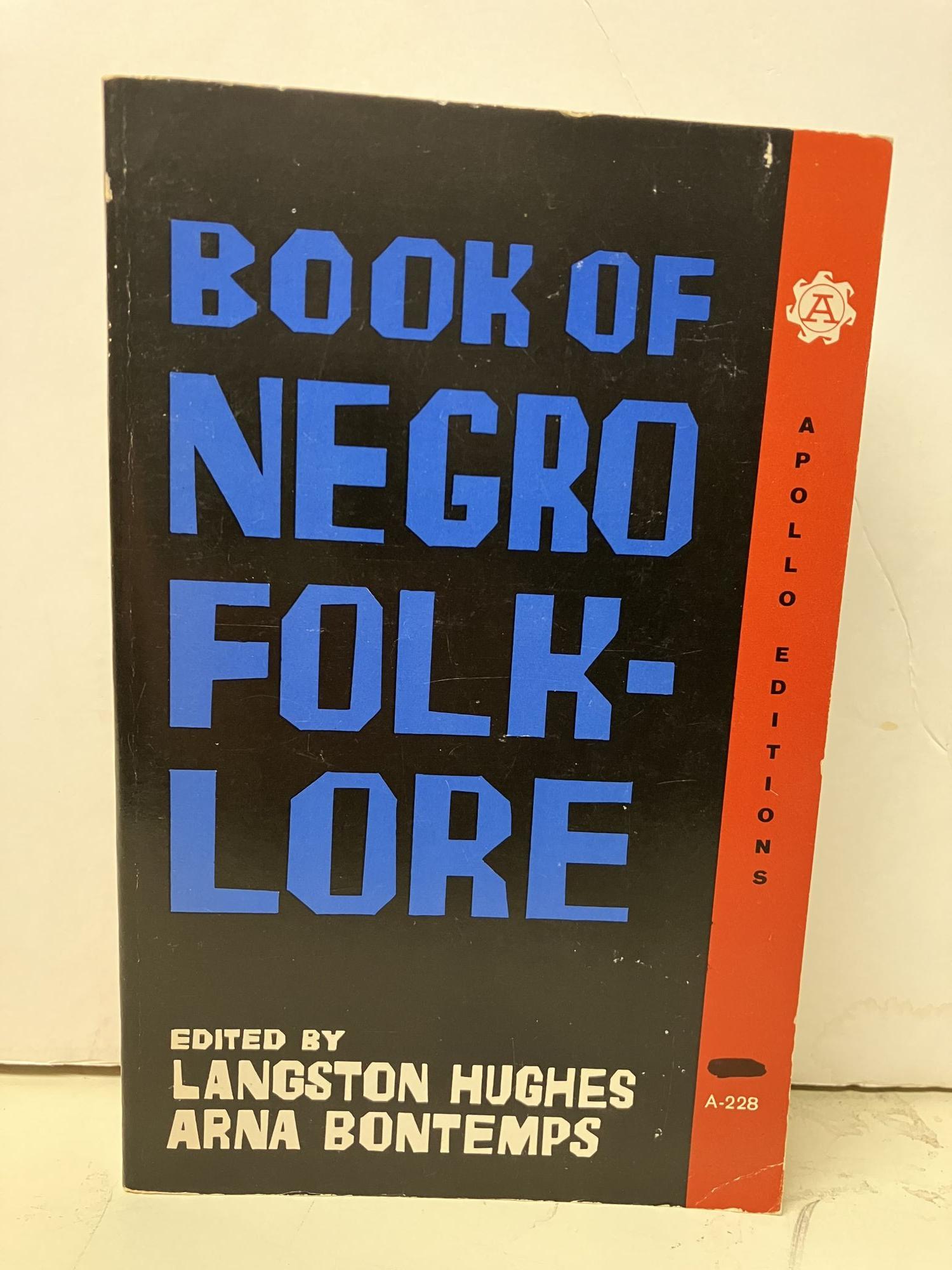 The Book of Negro Folklore | Langston Hughes, Bontemps, Arna | 1st Printing