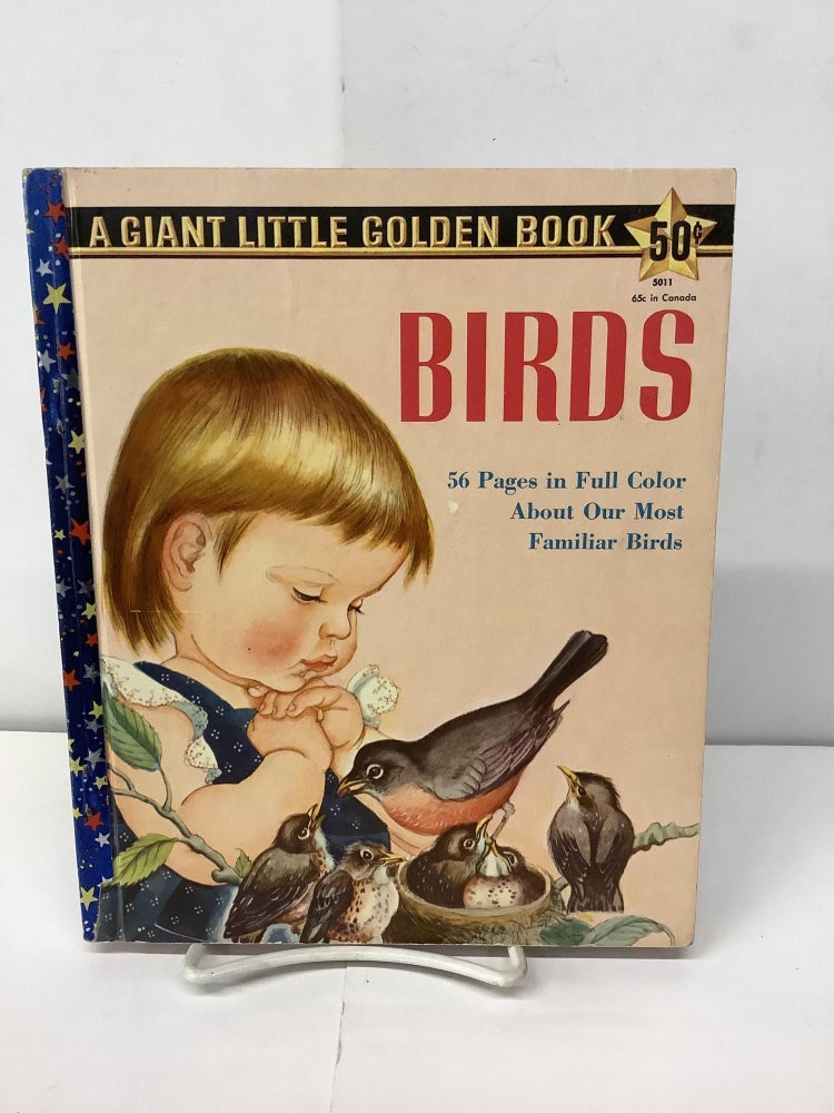 Item #97081 A Giant Little Golden Book of Birds. Jane Werner Watson, Eloise Wilkin.