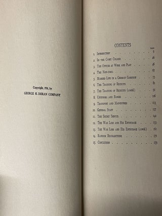 The German Army from Within by a British Officer who has Served in it