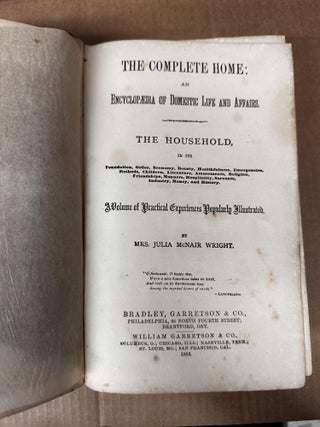 The Complete Home: An Encyclopedia of Domestic Life and Affairs