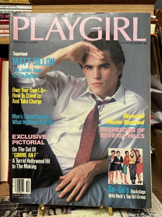 Item #97705 Playgirl October 1984 (Matt Dillon Cover