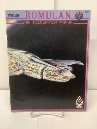 Item #97820 Romulan Ship Recognition Manual; Star trek the Role Playing Game 2303. Forest G. Brown