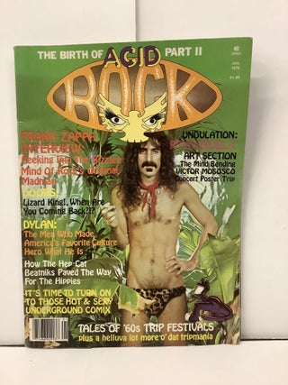 Item #97853 Acid Rock Magazine, Vol. 2 No. 1, January 1978. Gerald ed Rothberg