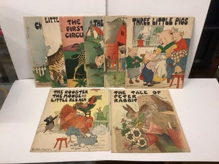 Item #97968 Platt & Munk Series 3100 A-H Children's Book Set: Chicken Little, Little Black Sambo,...