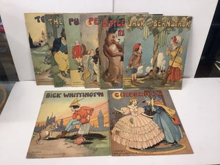 Item #97969 Platt & Munk Series 3000 A-H Children's Book Set: Cinderella, Dick Whittington, Jack...