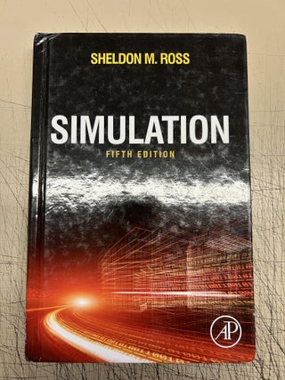 Item #99876 Simulation. Sheldon M. Ross